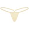 Women Elastic Waist Low Rise T Back G String Thong Micro Bikini Panties Underwear