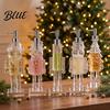 Festive Tabletop Decoration for Winter Holidays Christmas Theme Hand Soap Dispenser, Nutcracker/Santa/Snowman/Cookie Man/Christmas Tree Shape,