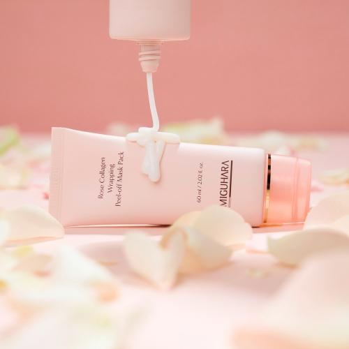 Miguhara Rose Collagen Wrapping Peel-Off Mask Pack 60ml