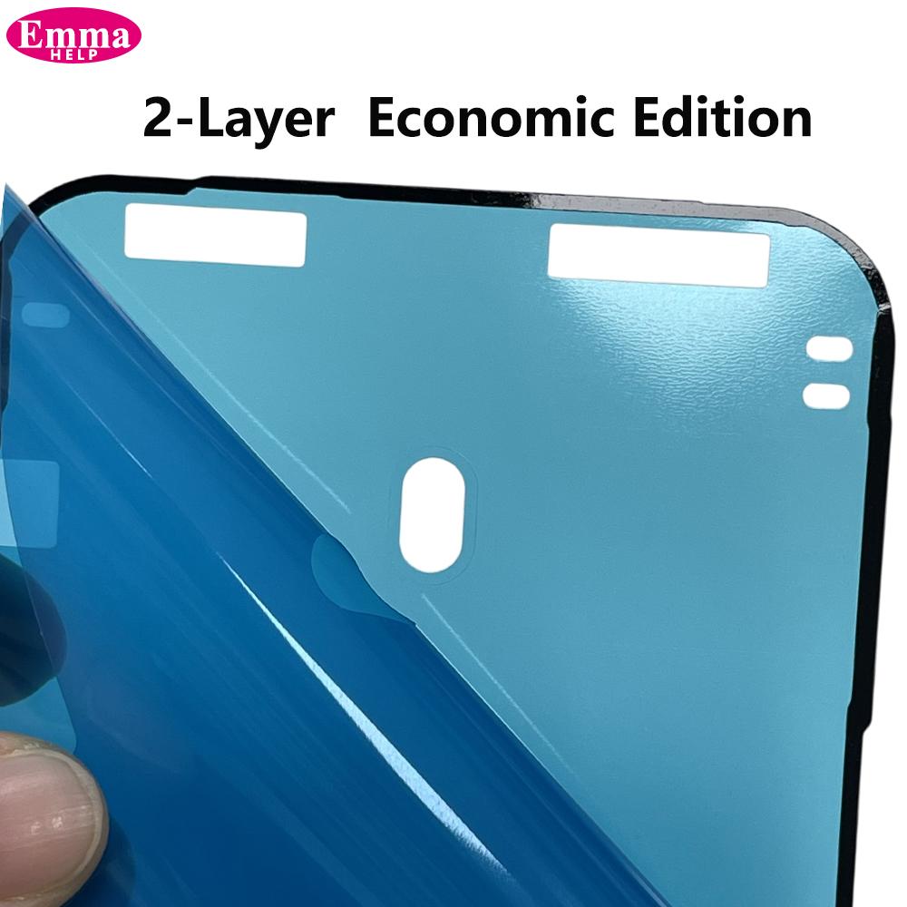 5 шт. Водонепроницаемая наклейка для iPhone 16 15 14 13 12 11 Pro Max 8 7 Plus XS XR 3M Герметичная клейкая лента Предотформованная клейкая лента для рамки ЖК-экрана