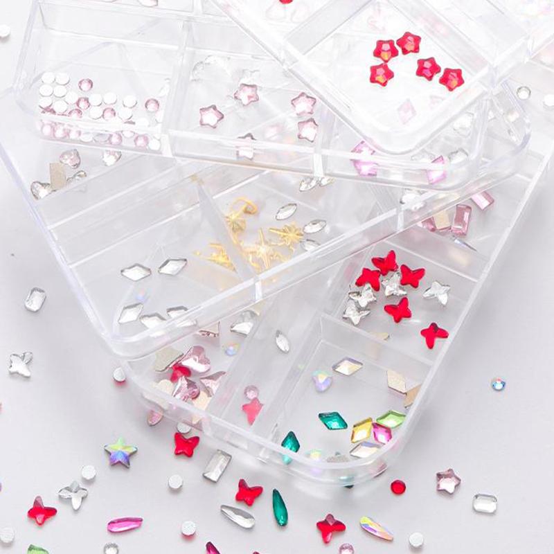 Зубная дрель Украшения для зубов Украшения с коробкой DIY Наклейки Драгоценные камни для зубов Красота Алмазные Зубные украшения Драгоценные камни для зубов Украшения