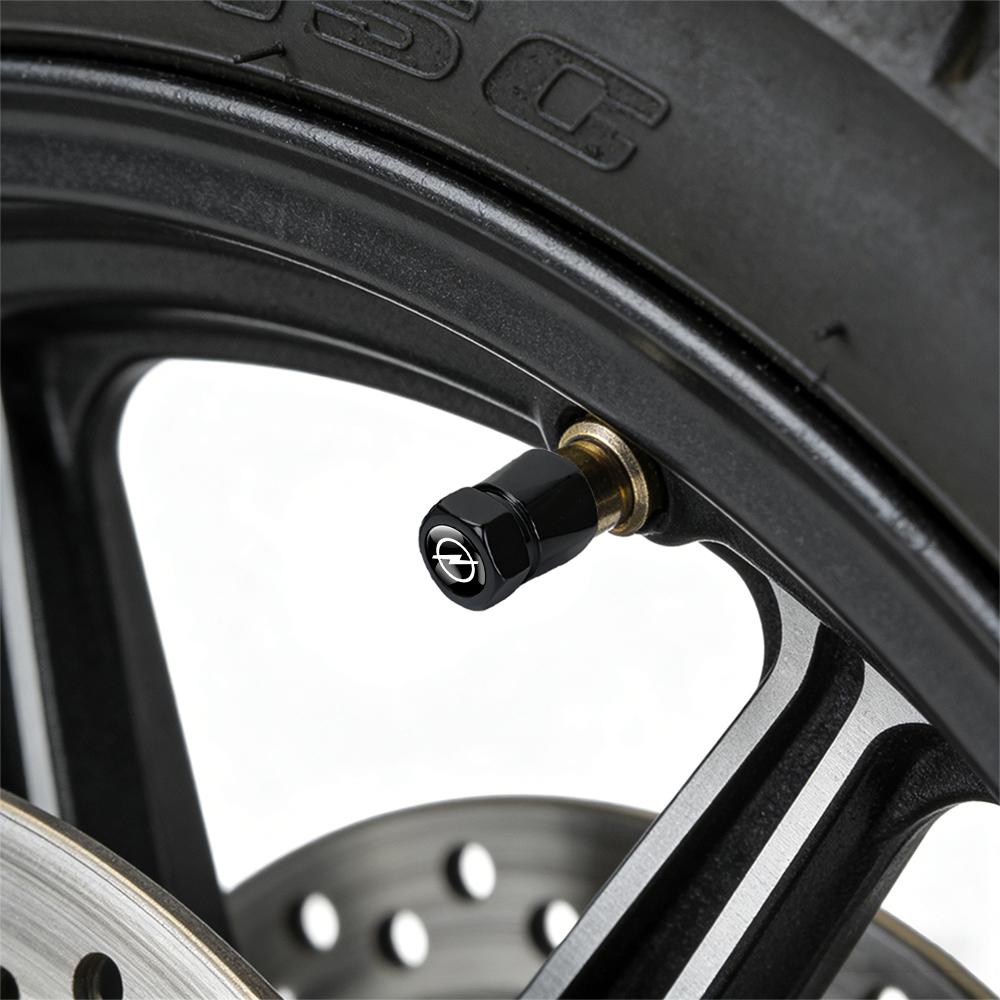 4PCS Car Wheel Tire Valve Stem Caps Metal valve Accessories For Opel Astra K H G J Insignia Corsa D Zafira Mokka Vectra C Opc JL4
