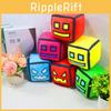 Geometry Game Dash Character Plush Cushion Stuffed Toy Expression Gift Block