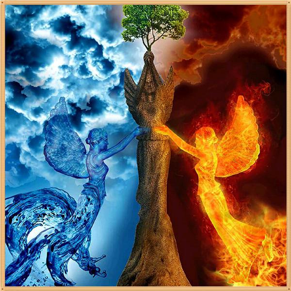 5D DIY Алмазная картина Мультфильм животных Цветок Алмазная вышивка Часть Круглый горный хрусталь Вышивка крестом