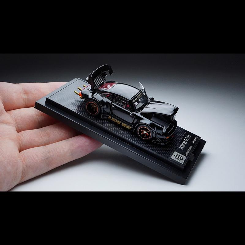 FG 1:64 RWB 930 Четырехдверное Открытие Сплав Автомобиль Статический Литье под Давлением Коллекция Транспортных Средств Модель Автомобиля Игрушка