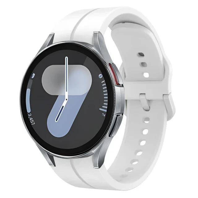 Оригинальный силиконовый ремешок для Samsung Galaxy Watch 7/6/5/4 44мм 40мм 5 Pro Спортивный браслет Galaxy Watch 6 4 Classic 47мм 43мм Ремешок