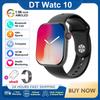 2025 New DT Watch 10 Smart Watch Men Women 3D Menu 16GB Large Memory TWS Headphones Video Playback NFC Smart Watch for Apple