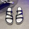 Beach Shoes Open-toed Soft-soled Sandals Internet Celebrity Cool Slippers Women's 2025 Spring and Summer New Outer Wear Non-slip Waterproof Slippers