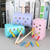 Children's Early Education Wooden Magnetic Bug Catching Game Baby Hand-eye Coordination Parent-child Puzzle Desktop Interactive Bug Catching Toy