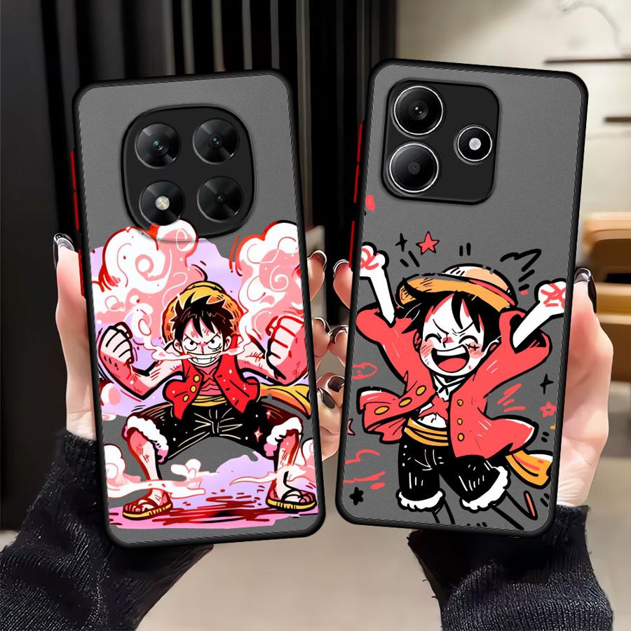 Чехол Задняя крышка телефона для Xiaomi Redmi Note 14 A4 11 14C 13 Pro Plus 10 9S 12 13C Мультяшный O-One Pieces