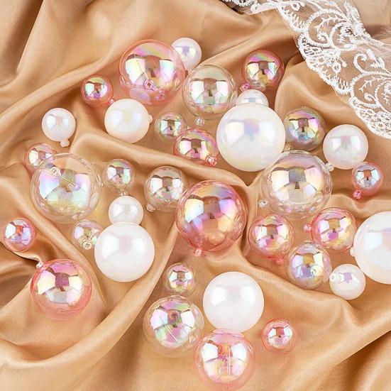 10Pcs Cake Decoration Ball Transparent Christmas Tree Wedding Party Cake Decorating Ball Bakery Supplies