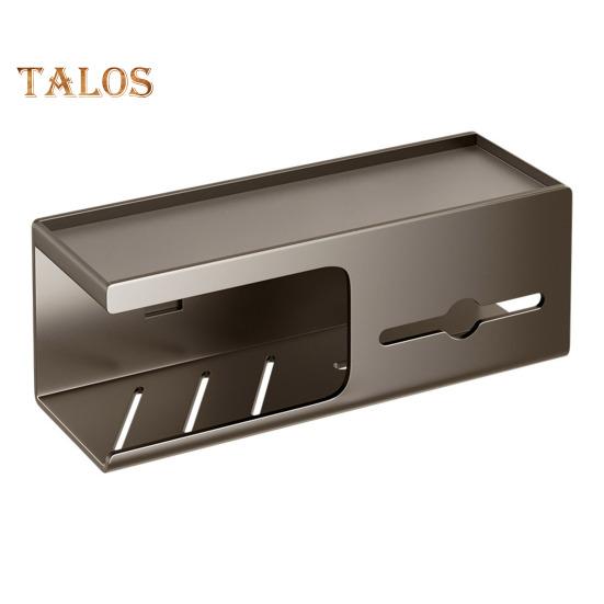 Многофункциональная настенная коробка для туалетной бумаги с полкой для хранения, простая установка, органайзер для спальни