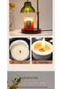 Retro Glass Aromatherapy Wax Melt Lamp - Flameless Scented Bedroom Night Light Desk Decor