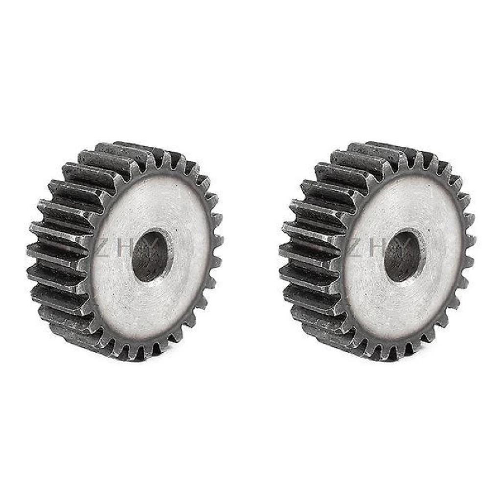 10 11 12 13 14 15 16 17 18 19 20 21 22 Teeth 2 Module 2M Pilot Bore 6.28mm Pitch 45# Steel Straight Flat Pinion Wheel Spur Gear