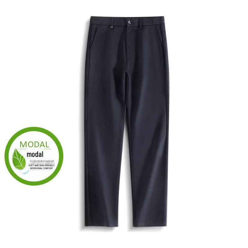 Мужские прямые брюки Luomeng в стиле business casual