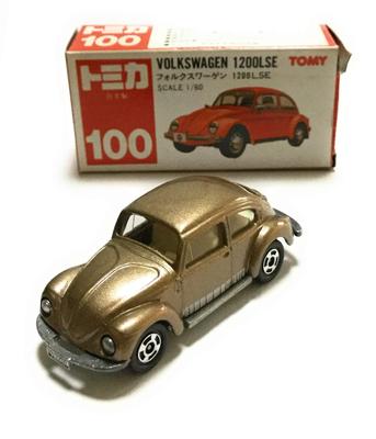 Tomica 100-2 Volkswagen 1200LSE Светло-золотисто-коричневый металлик