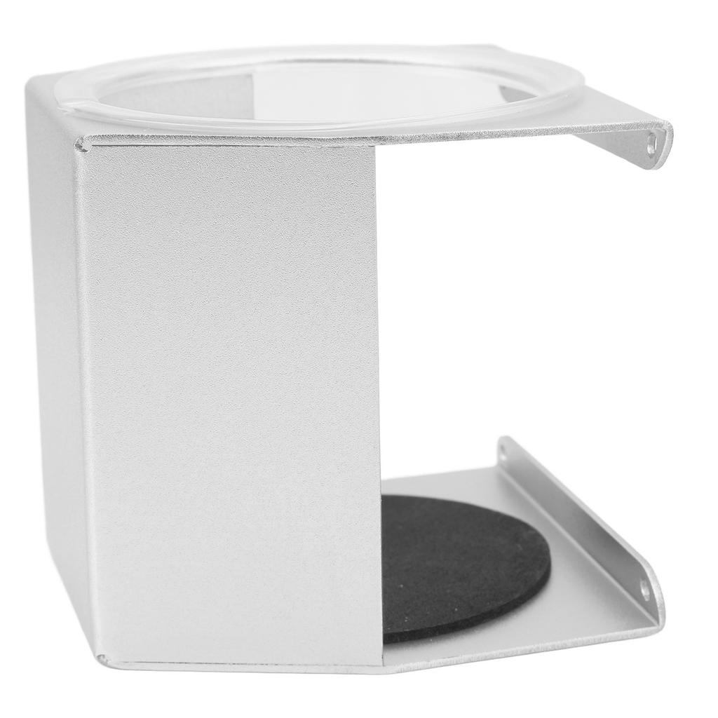 RV Cup Holder Aluminum Alloy Noise Reduction Multifunctional Water Bottle Beverage Holder for Boat Motorhome Silver