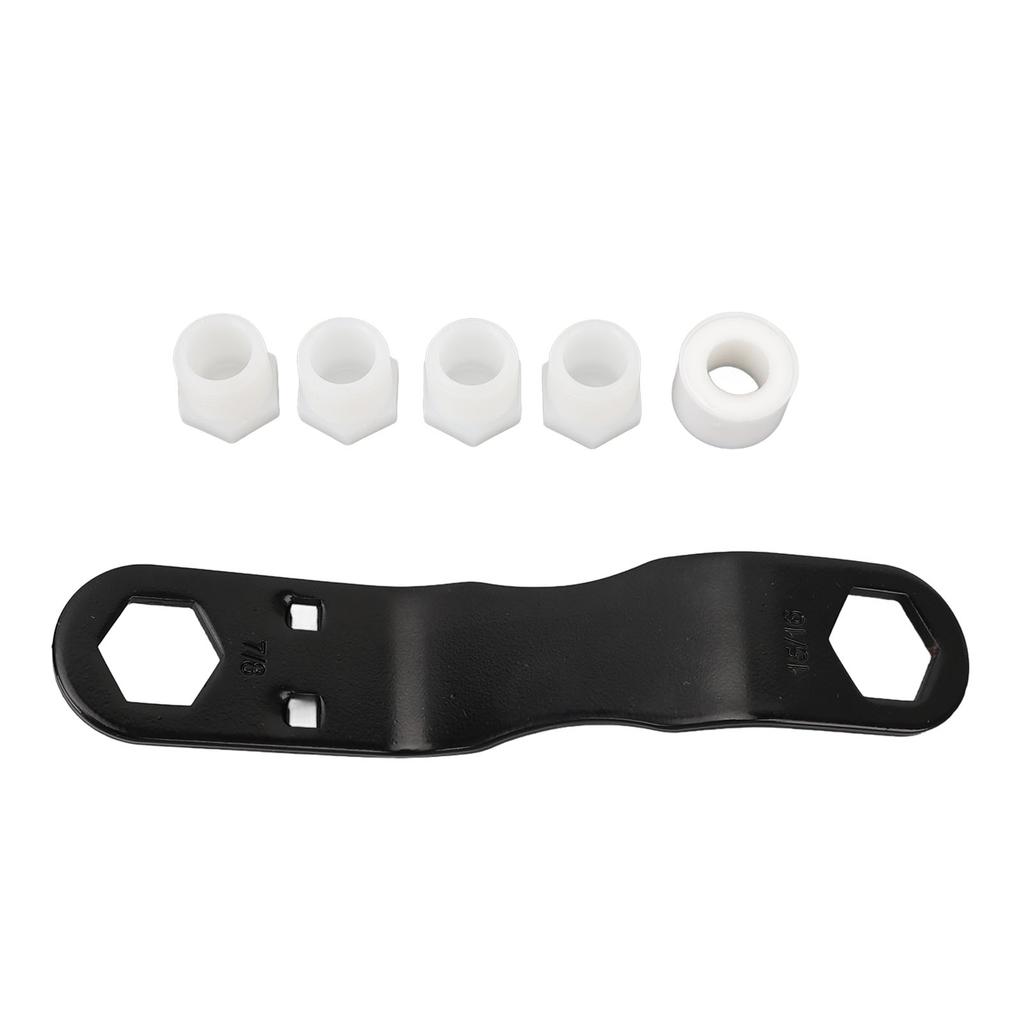 Набор из 6 шт. сливных пробок и ключей для водонагревателя автодома, алюминиевый сплав, сливные пробки для обогревателя кемпера, для ключа 15 16 дюймов и 7 8 дюймов