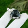 Natural Solar Moss Agate Gemstone Pendant 925 Sterling Silver Indian Jewelry