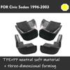 FOR Civic 4dr Sedan 1996-2003 Mudflaps Guard Splash Mudguards Fender Mud Flap Car Accessories Auto Styline Front Rear 4pcs