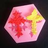 Cross Shape Silicone Fondant Cake Decorating Sugar Craft Chocolate Cookies Mould