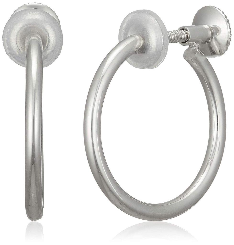 Серьги-кольца Vendome, серебро 925 пробы GS6E0133 SI [Официальный] [VIH Aoyama]