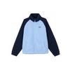 Anta Embroidered Logo Zip-Up Fleece-Lined Jacket Unisex Jacket Blue 152248708-2