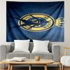 Nassr Football Club Crest Printed Printed Tapestry, for Bedroom,Livingroom, dormitory, Large Wall Decor, Fabric Decor Fan Birthday Gifts