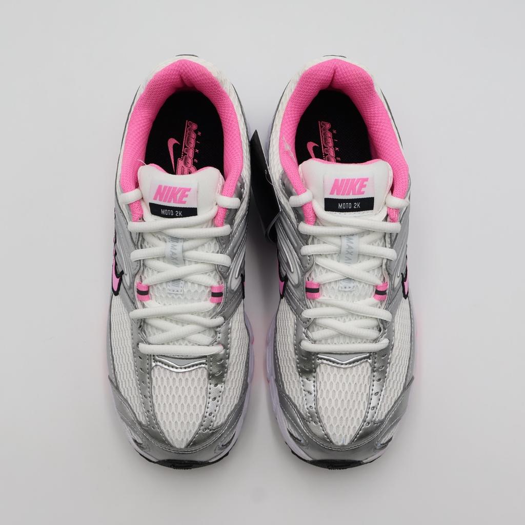 HQ2056-101 Nike Air Max Moto 2K Белый Металлический Серебристый Черный Розовый Заклинание (Женский)