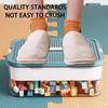 Storage Box Building Blocks for 2 Layers Classified Transparent Children Toy Organizer With Lid Stackable First Aid Kit Medicine