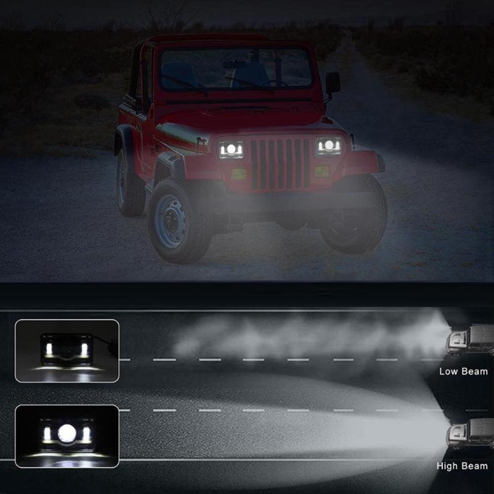 45W LED Headlights Turn Signal LED Headlamp Versatile Truck Headlight Assembly For ATV