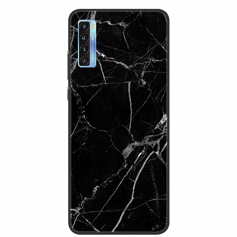 For TCL 20L Cases 20L 20S 20Pro 20R 20SE Marble Soft TPU Silicone Back Covers For TCL 20 R 5G Phone Cases Coque Bumper T774H