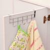 Coat Hanger Good Load-Bearing Door Hook 5 Hooks Rack Towel Hanger Rack Bathroom Organizer