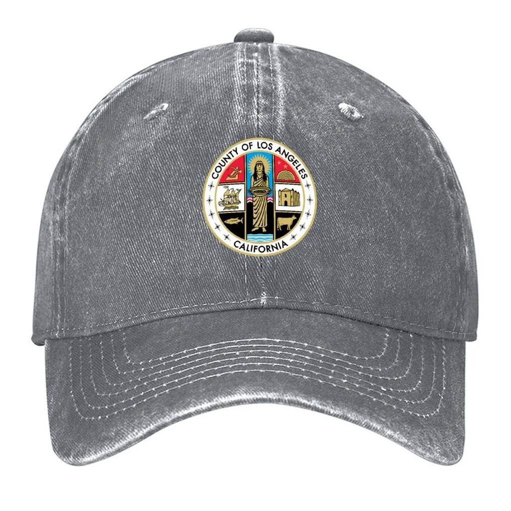 Seal of Los Angeles County California Baseball Cap fashionable Hat Beach Anime Hat Hat Luxury Brand For Unisex Womens