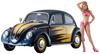 Hasegawa Volkswagen Beetle Cal Look Фигурка Пластиковая Модель SP445 1/24 (1966 год) с девочками