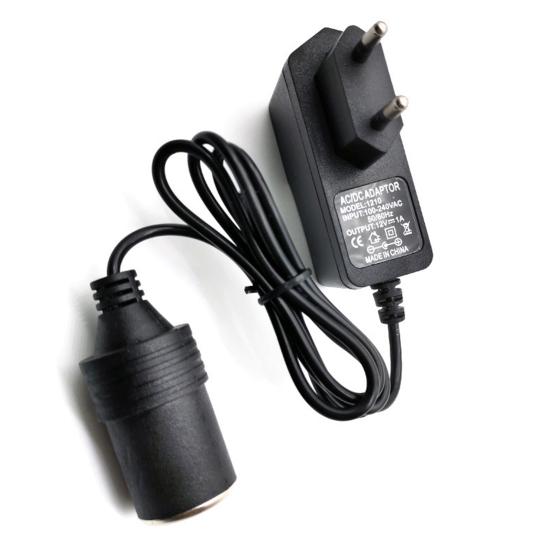 Преобразователь мощности Энергосберегающий высокоэффективный ABS 110-220 В в 12 В 1A адаптер розетки для автомобиля