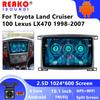Android Carplay Автомобильный радиоприемник Мультимедиа GPS для Toyota LAND CRUISER 100 2002-2007 2din Авто радио Стерео