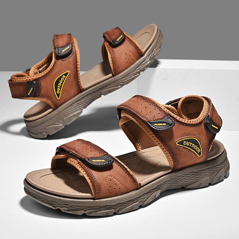 Модный новый дизайн мужские легкие сандалии повседневные летние пляжные сандалии с открытым носком для улицы противоскользящие тапочки крутые шлепанцы обувь шлепанцы