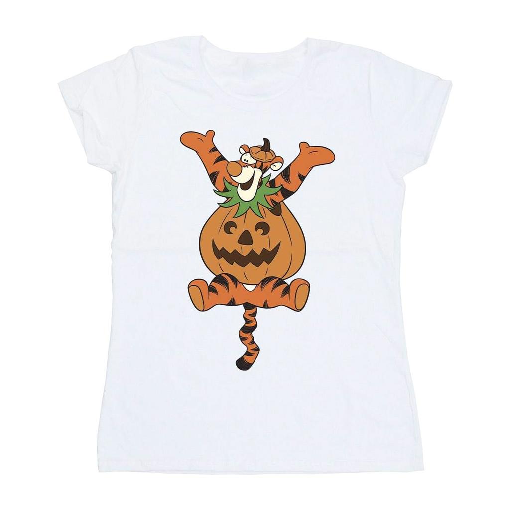 Winnie the Pooh Womens/Ladies Tigger Pumpkin Cotton T-Shirt