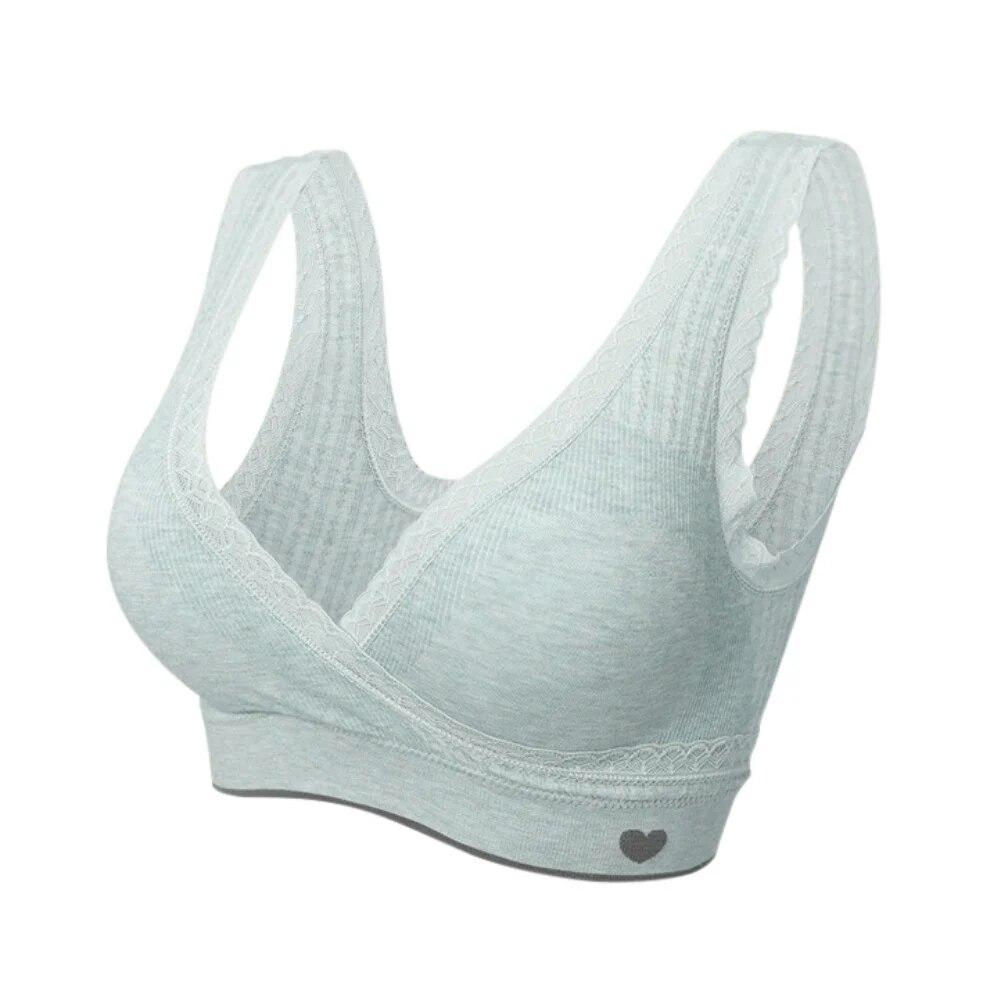 Женский бюстгальтер для кормления, хлопковый эластичный бюстгальтер для беременных