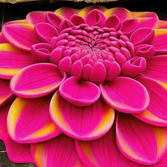 3D Реалистичный Цветочный Узор Абсорбирующий Коврик Нескользящий Цветочный Ковер Плюшевый Бархатный Напольный Коврик для Спальни Кухни Ванной Комнаты Дивана Кофейного Столика