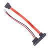 1 Pcs Sata To Ide Hard Drive Power Adapter Cable 90 Degree Angle 22P 7+15Pin 13Cm Sata Hard Drive Cable Data Cable