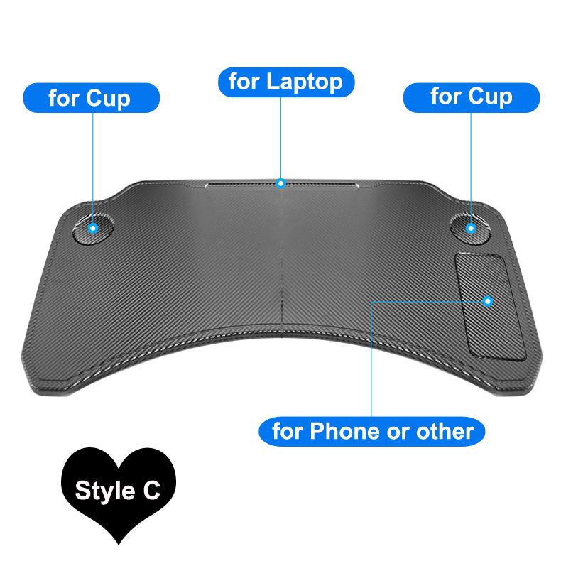 Для Tesla Model 3 Y Подставка для руля Складная подставка для планшета Подставка для стакана и напитков Стол для ноутбука на переднем сиденье Дорожные аксессуары