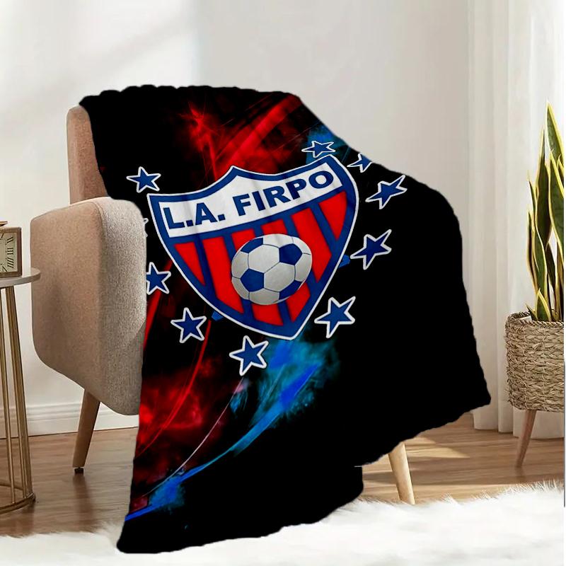 Firpo Soccer Crest Blanket Lightweight Ideal Bedding Blanket Perfect for Travel, Camping, Living Rooms, Offices, Sofas, Fan Christmas gift