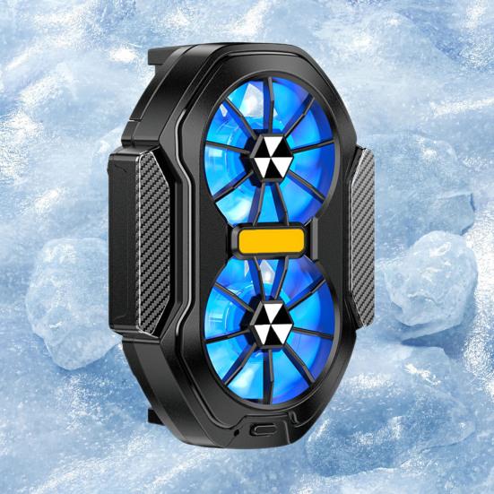 Wireless Mobile Phone Fan Semi-conductor Heat Radiator Cooling Dissipation Low Noise Rechargeable Universal