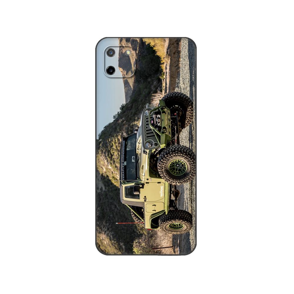 Черный чехол из ТПУ для OPPO Realme 8i C25 C25S C11 2020 2021 C20 C21 C21Y C25Y задняя крышка крутой дизайн спортивного автомобиля