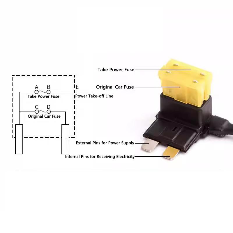 Mini Small Medium Holder Auto Circuit Extender Power Adapter Car Fuse Box Electrical Appliances