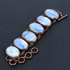 Kyanite Bracelet Copper Electroformed Gemstone Jewelry, Handmade Bracelet For Thanksgiving