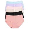 SETSUGEN Set of Straight One Piece In Each Size Seamless No Sewn Soft Solid Colors 6-Piece Women's Panties, Edge, Color, L, Panties, Lines, Colors,