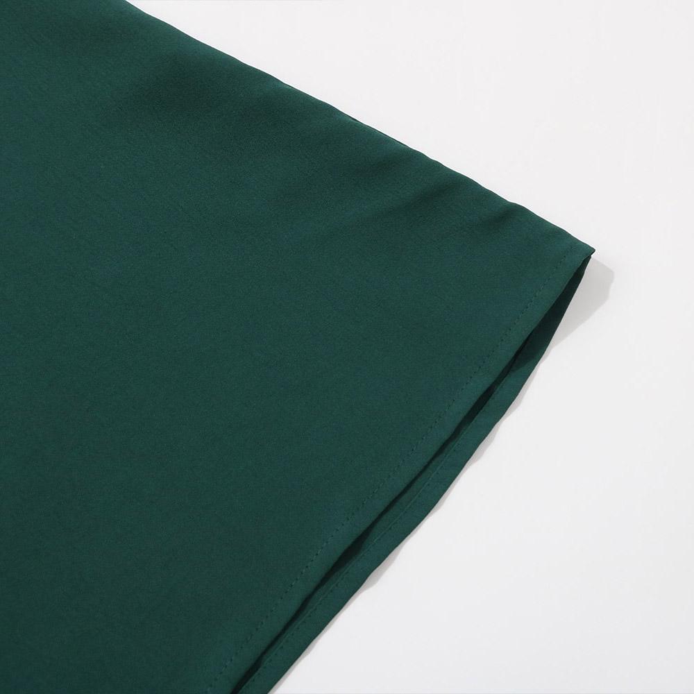 Женское осенне-зимнее однотонное элегантное кружевное платье средней длины с v-образным вырезом и высокой талией